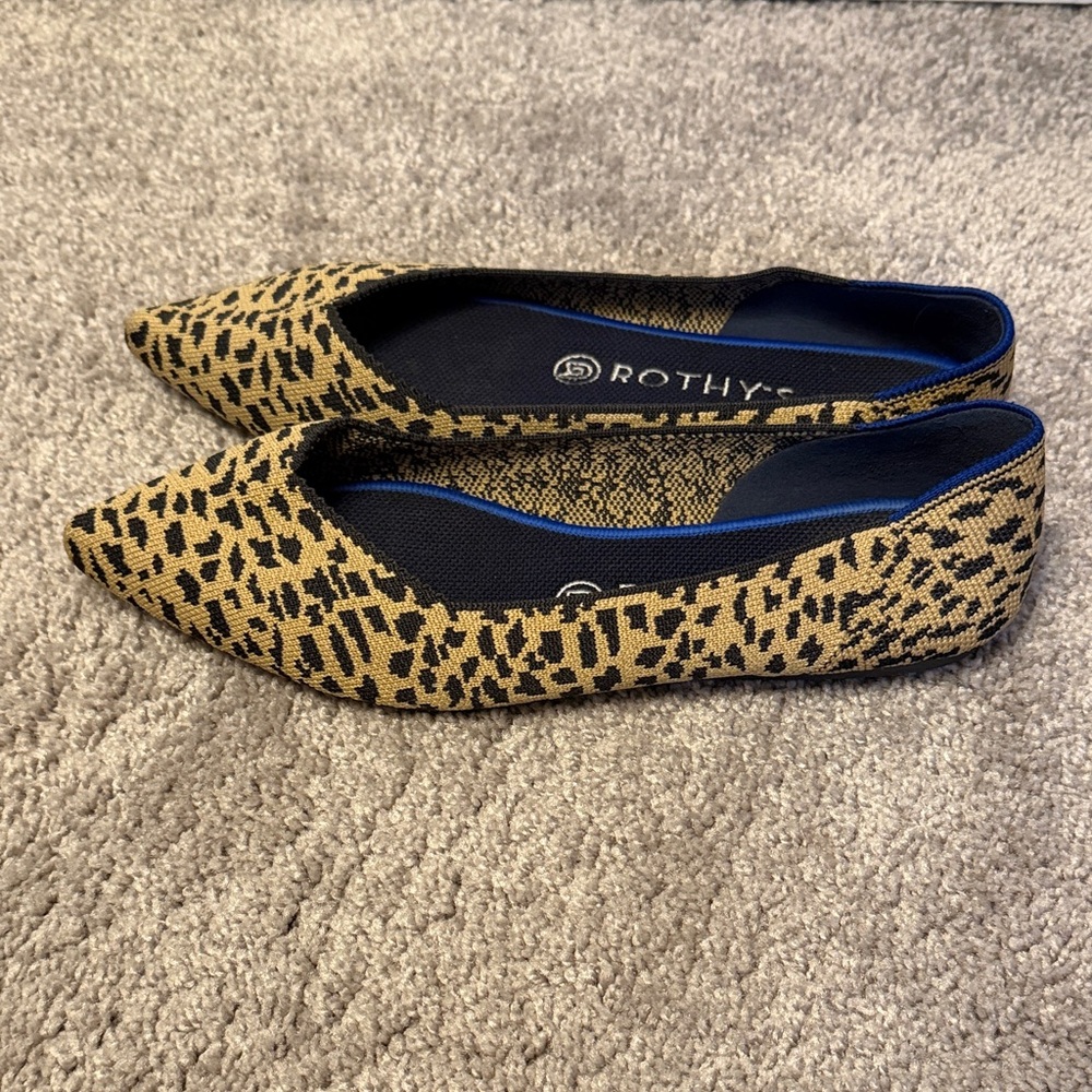 Rothy”S The Point Flat (Retired ) In Leopard Prin… - image 5